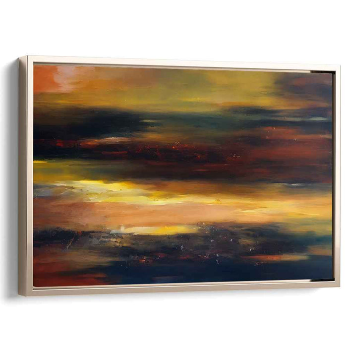 Brown Abstract Print #129