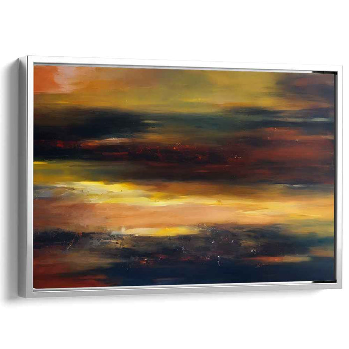 Brown Abstract Print #129