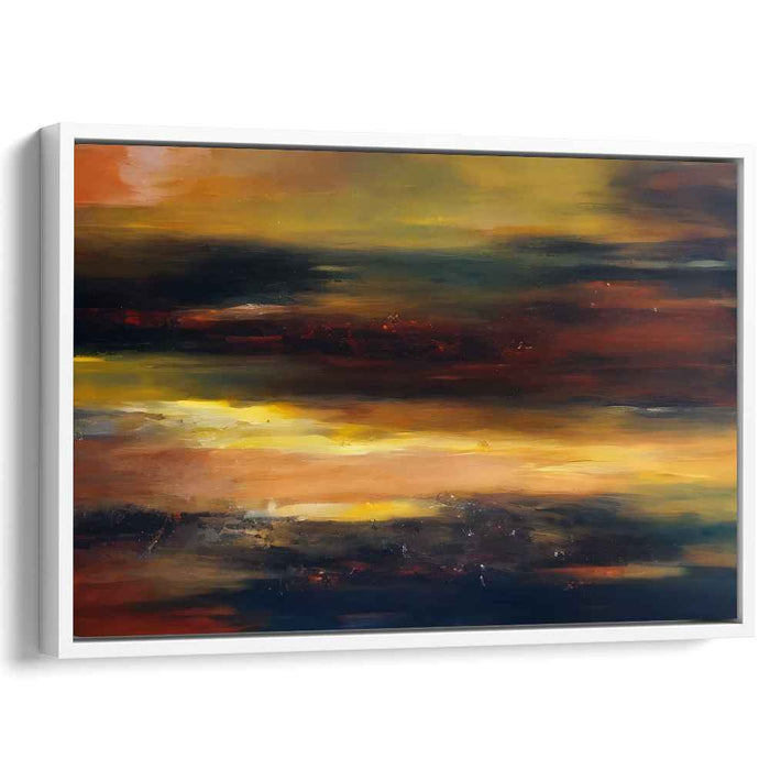 Brown Abstract Print #129