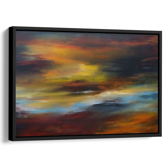 Color Confluence Melody: A Symphony of Colors - Abstract Expressionist Canvas Art