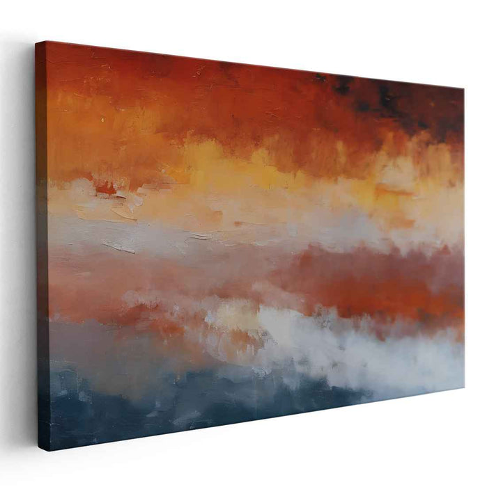 Brown Abstract Print #140