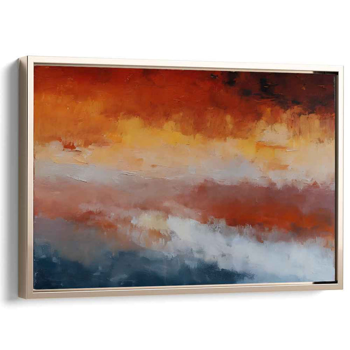 Brown Abstract Print #140