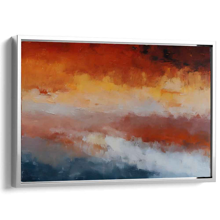 Brown Abstract Print #140