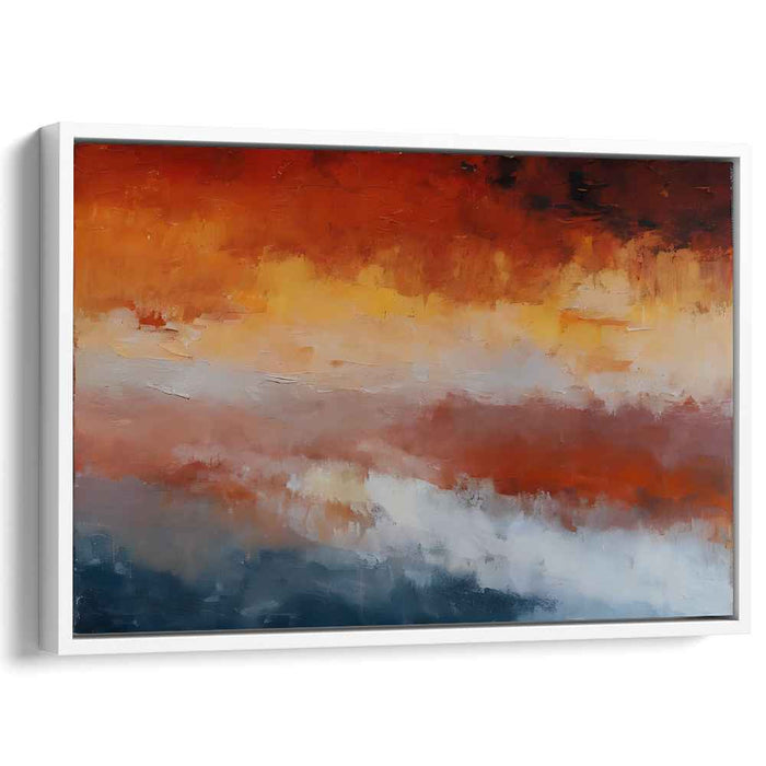 Brown Abstract Print #140