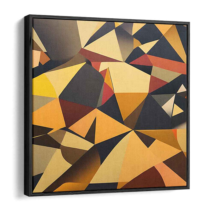 Cubist Dreamscape Fusion: Abstract Cubist-Inspired Canvas Art