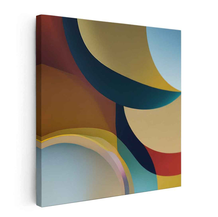Sweeping Curves of Harmony: Modern Abstract Canvas Art