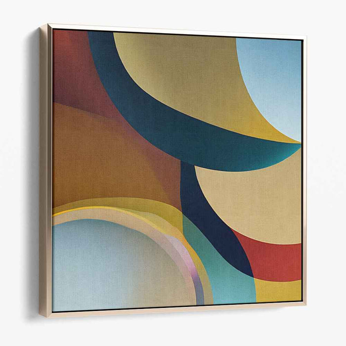 Sweeping Curves of Harmony: Modern Abstract Canvas Art