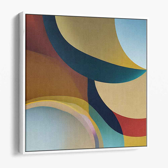 Sweeping Curves of Harmony: Modern Abstract Canvas Art