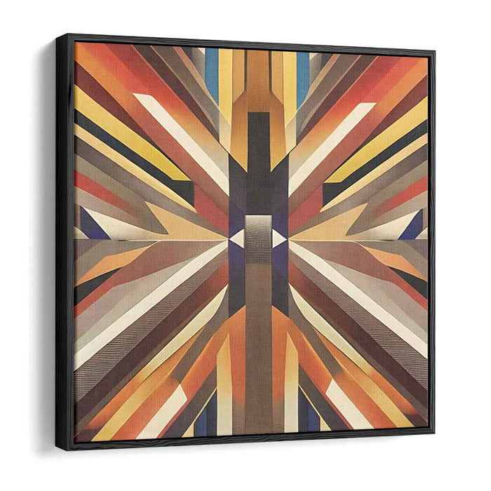 Whispers of Chaos Unleashed: Bold Abstract Canvas Art Print