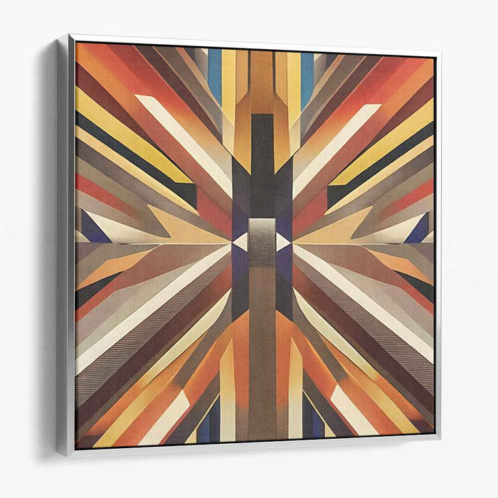 Whispers of Chaos Unleashed: Bold Abstract Canvas Art Print