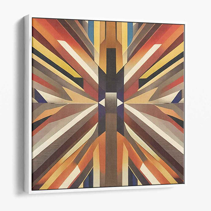 Whispers of Chaos Unleashed: Bold Abstract Canvas Art Print