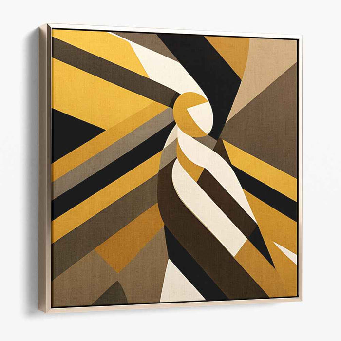 Terra Prism Fusion: Dynamic Geometric Abstraction in Earth Tones