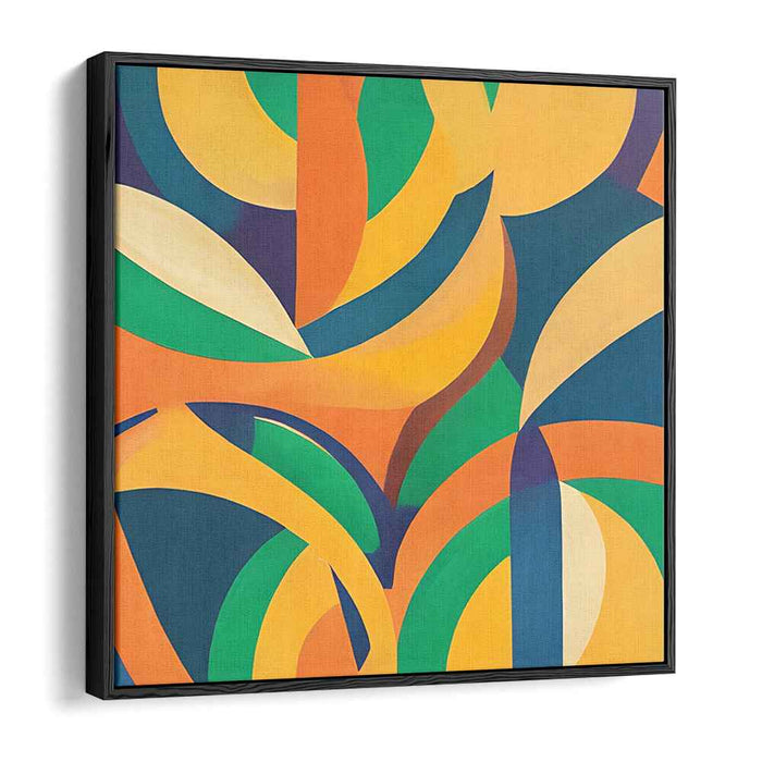 Whispers of Time and Space: Abstract Swirls in Motion Canvas Art