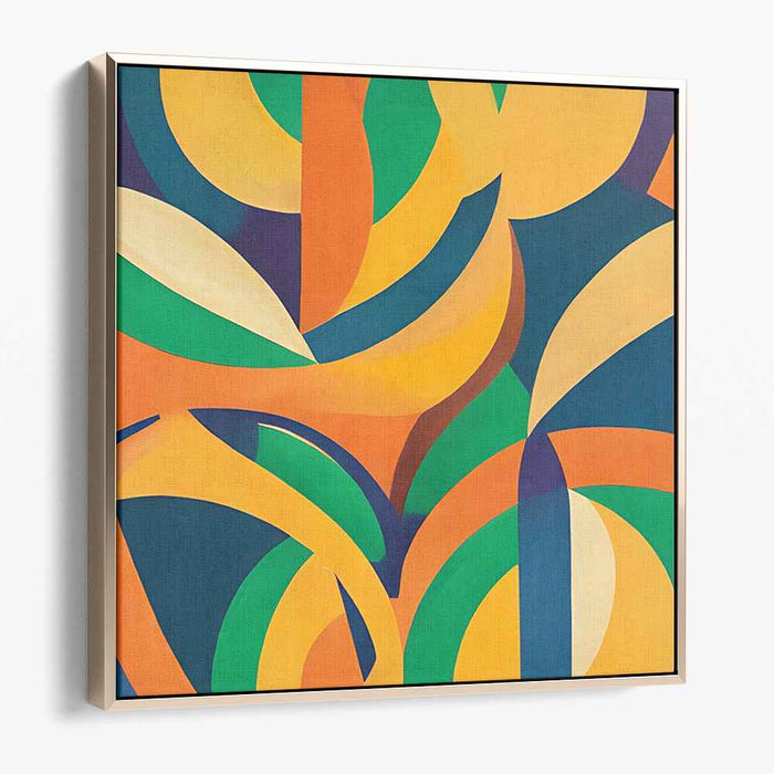 Whispers of Time and Space: Abstract Swirls in Motion Canvas Art