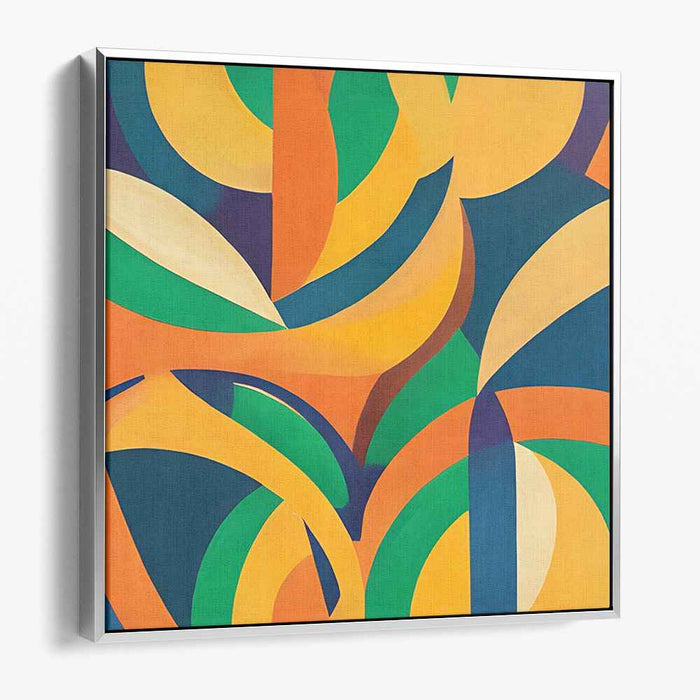 Whispers of Time and Space: Abstract Swirls in Motion Canvas Art