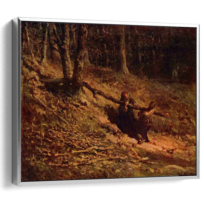 Brushwood collectors by Jean-Francois Millet
