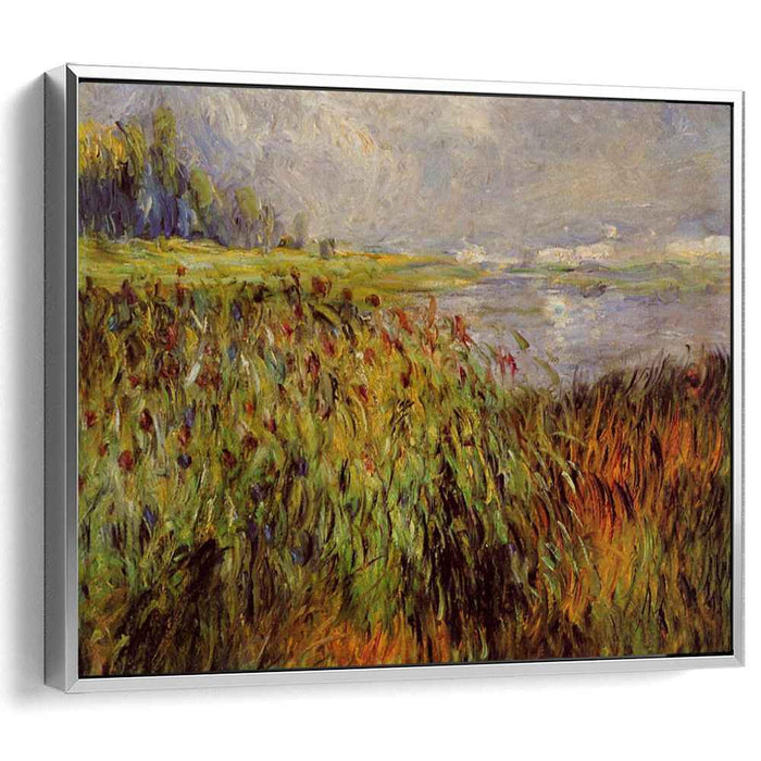 Bulrushes on the Banks of the Seine (1874) by Pierre-Auguste Renoir
