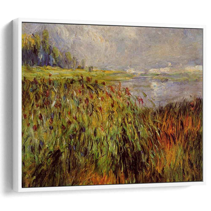 Bulrushes on the Banks of the Seine (1874) by Pierre-Auguste Renoir