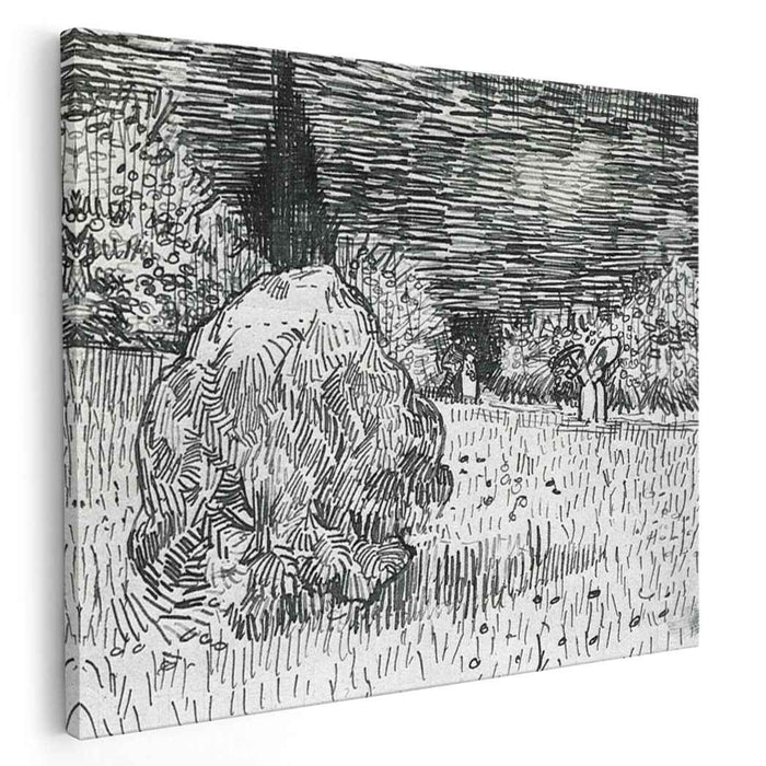 Bush in the Park at Arles (1888) by Vincent van Gogh