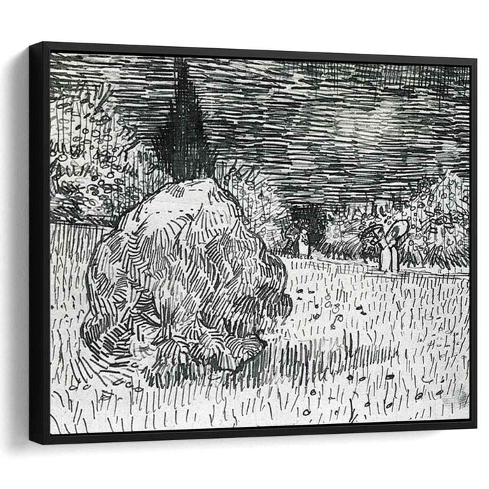 Bush in the Park at Arles (1888) by Vincent van Gogh