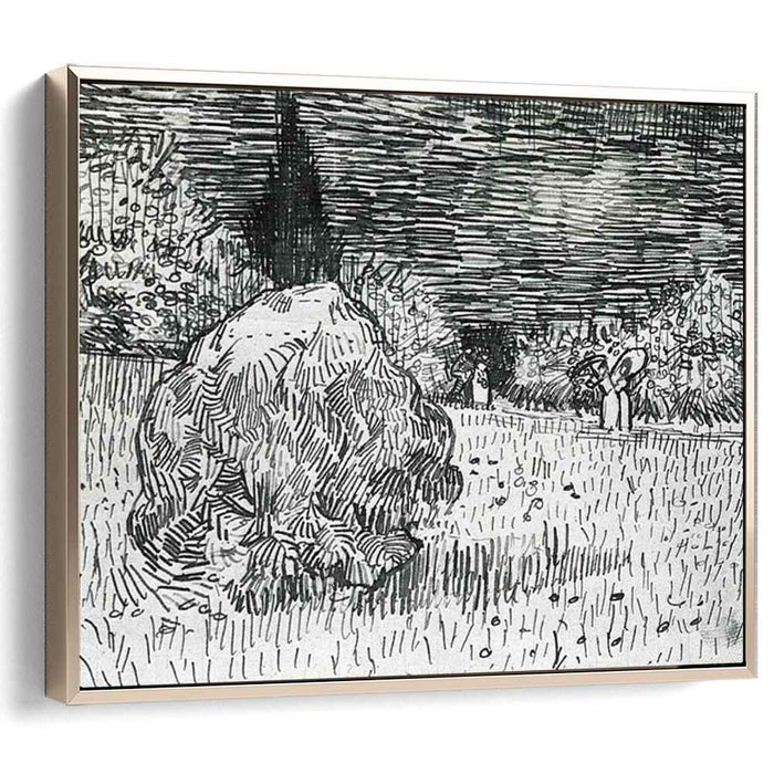 Bush in the Park at Arles (1888) by Vincent van Gogh