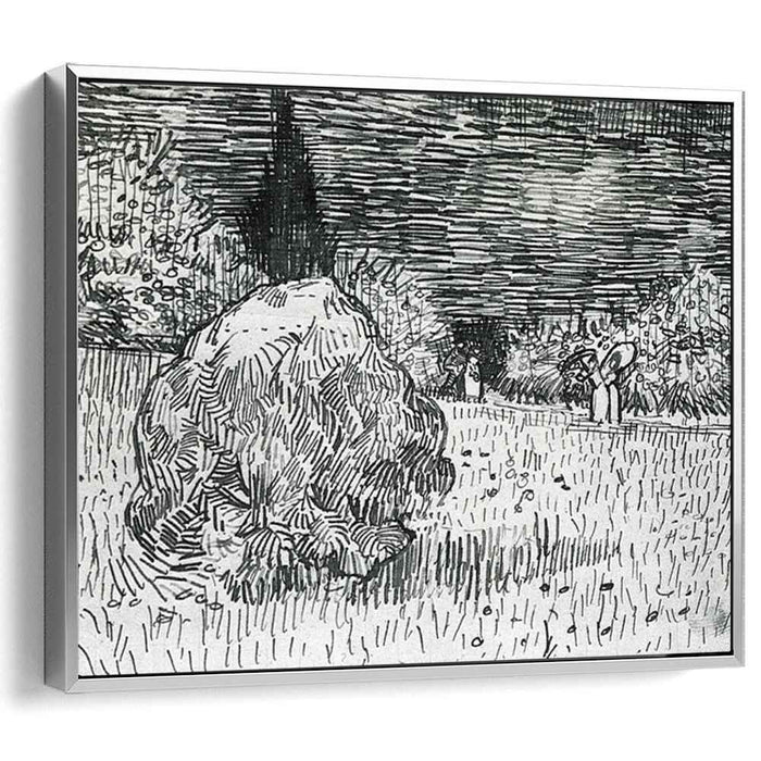 Bush in the Park at Arles (1888) by Vincent van Gogh