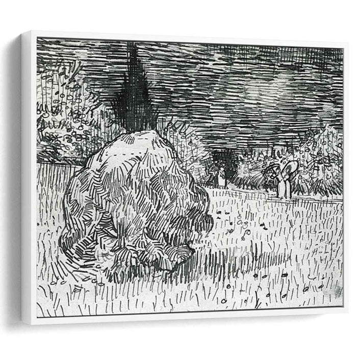 Bush in the Park at Arles (1888) by Vincent van Gogh