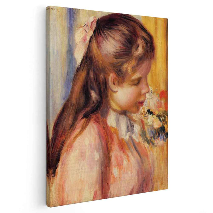 Bust of a Young Girl (1895) by Pierre-Auguste Renoir