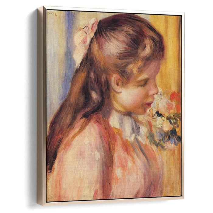 Bust of a Young Girl (1895) by Pierre-Auguste Renoir