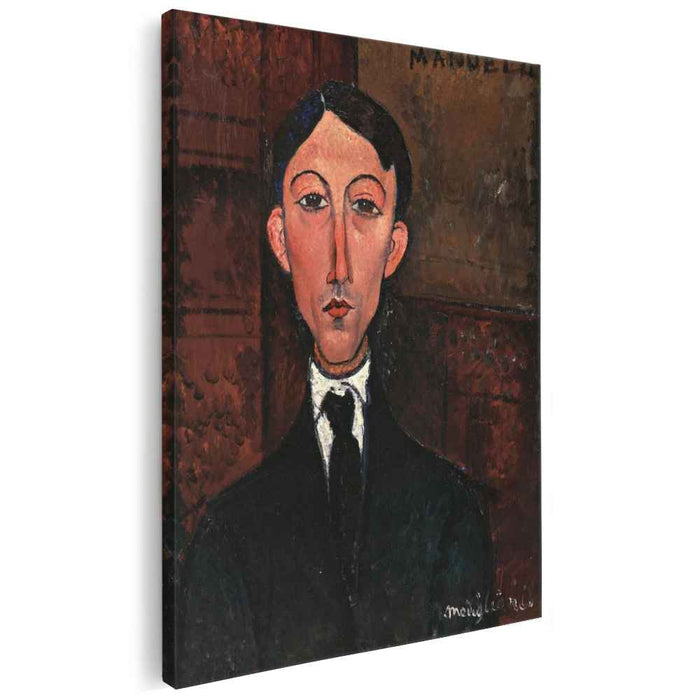 Bust of Manuel Humbert (1916) by Amedeo Modigliani