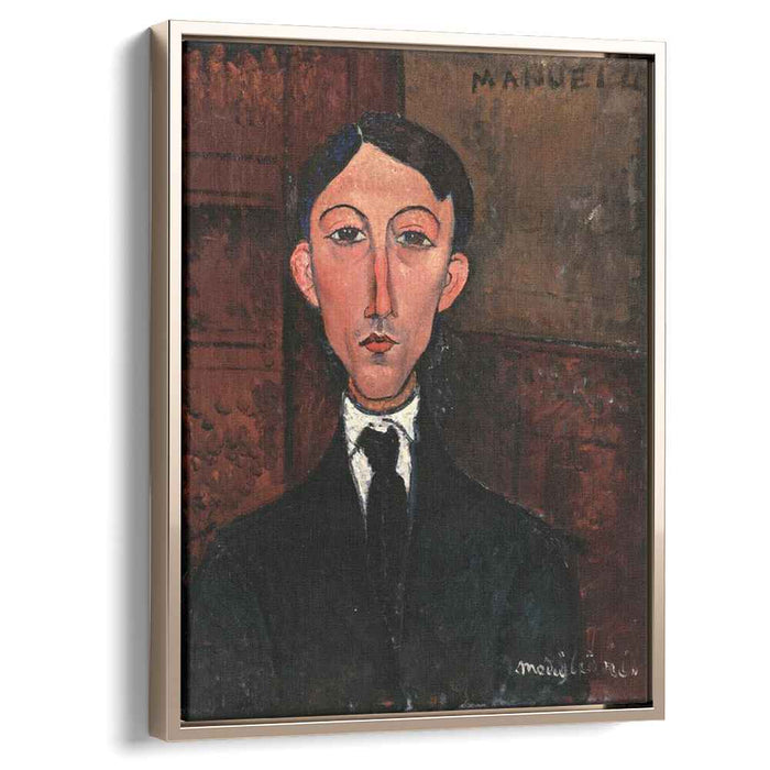 Bust of Manuel Humbert (1916) by Amedeo Modigliani