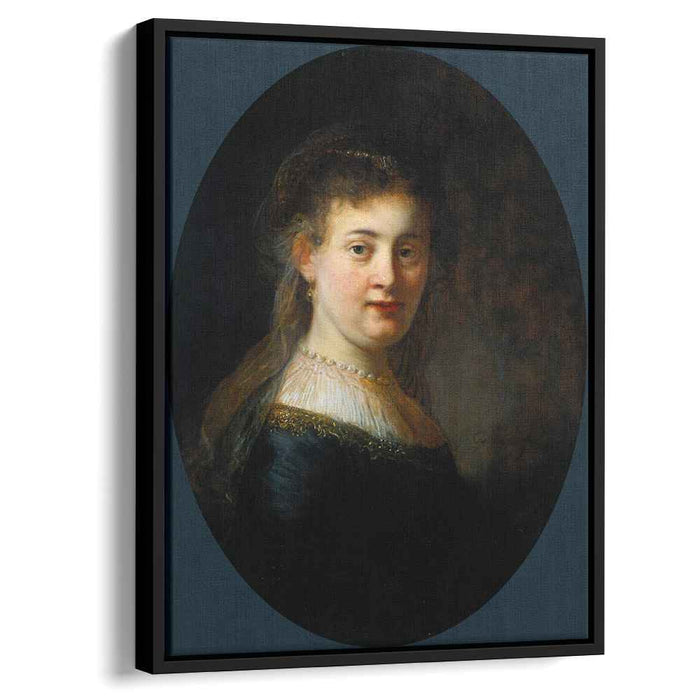 Bust of Young Woman (probably Saskia van Uylenburgh) (1633) by Rembrandt