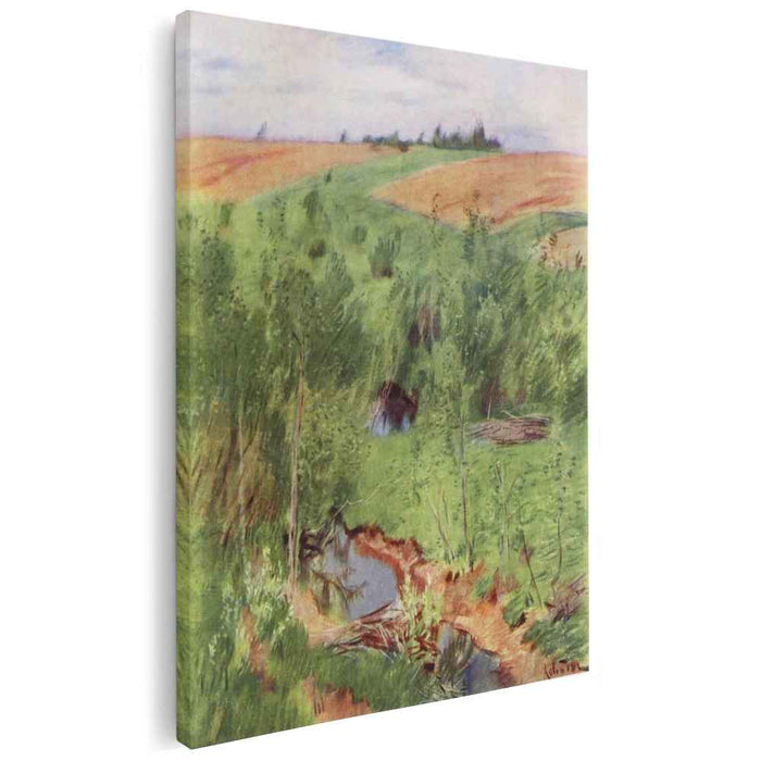 By the creek (1899) by Isaac Levitan