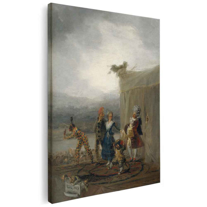 The Strolling Players (1793) by Francisco Goya