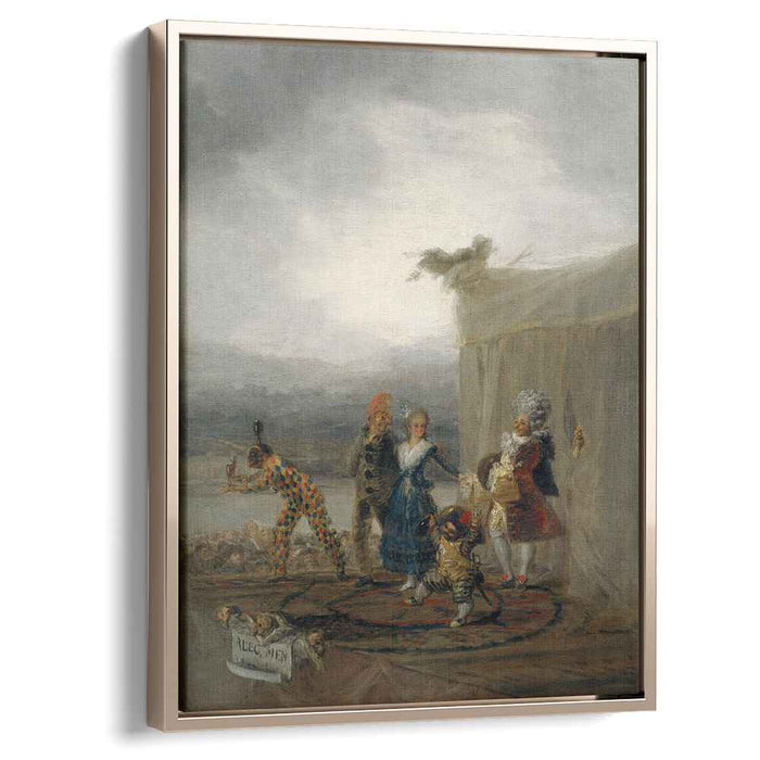 The Strolling Players (1793) by Francisco Goya