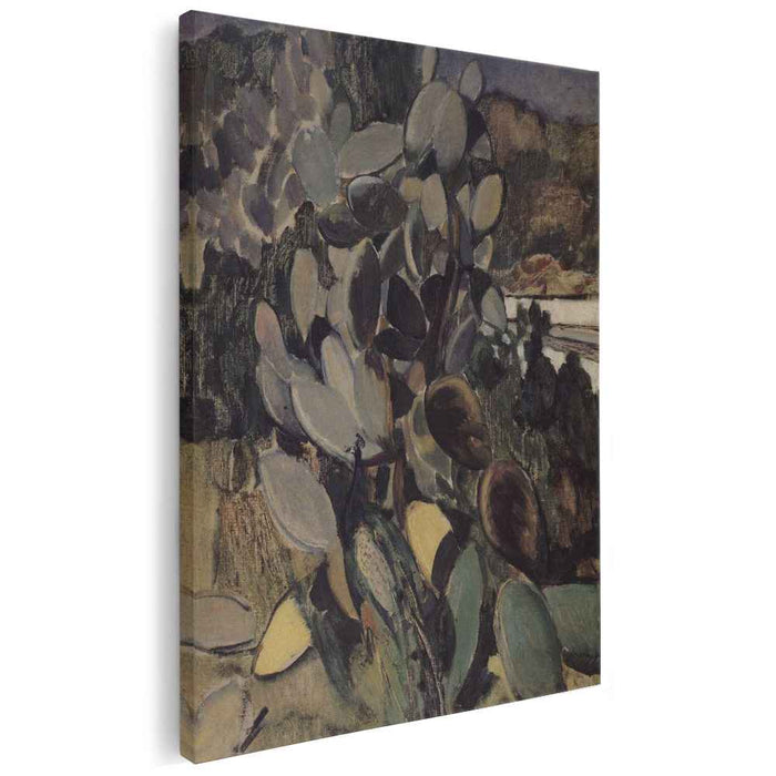 Cacti (1907) by Kuzma Petrov-Vodkin