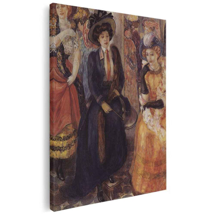 Cafe (1907) by Kuzma Petrov-Vodkin