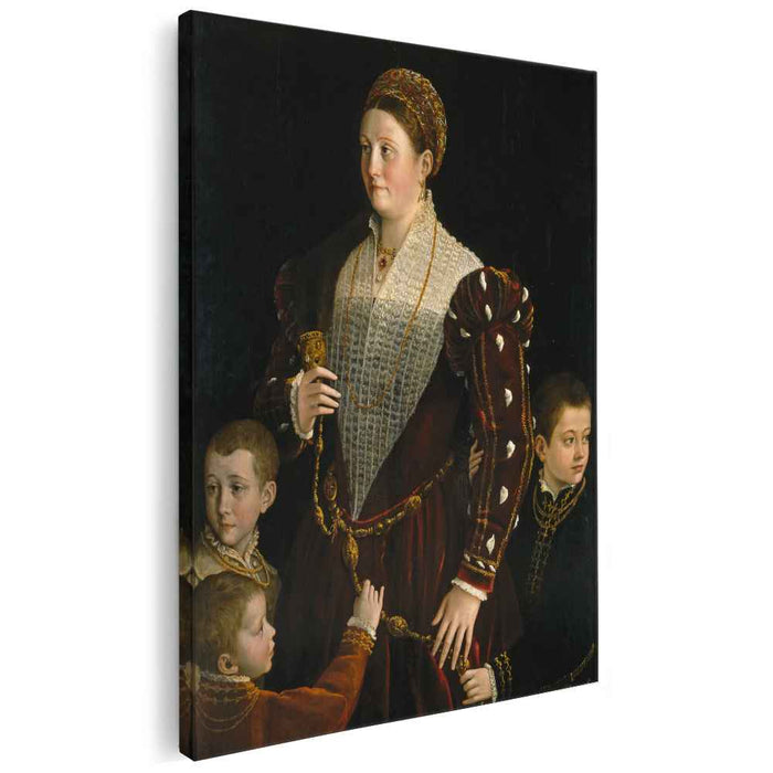 Camilla Gonzaga with Her Three Sons (1540) by Parmigianino