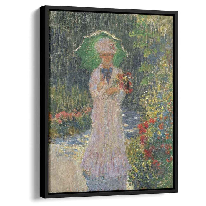 Camille with Green Parasol (1876) by Claude Monet