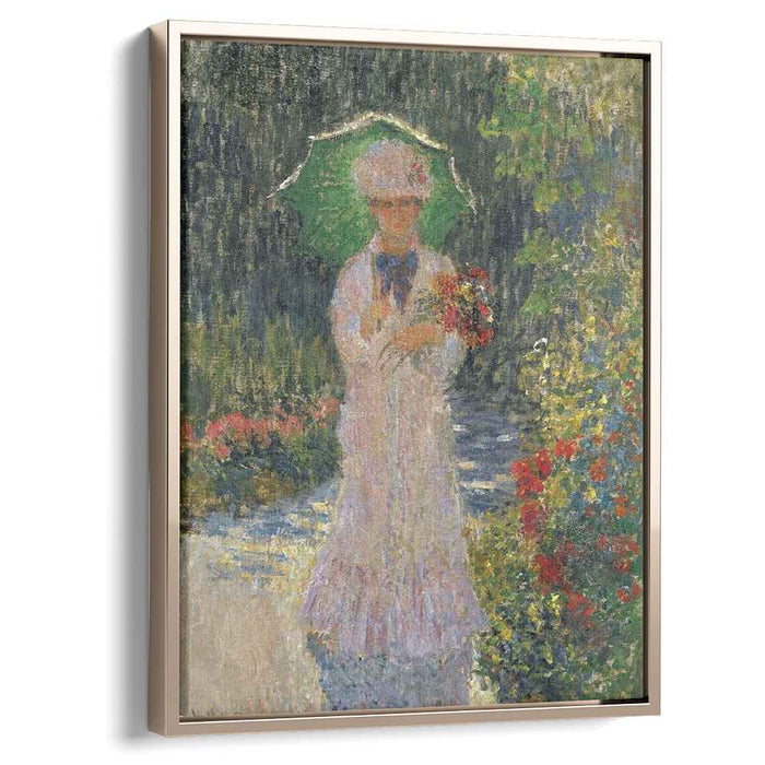 Camille with Green Parasol (1876) by Claude Monet