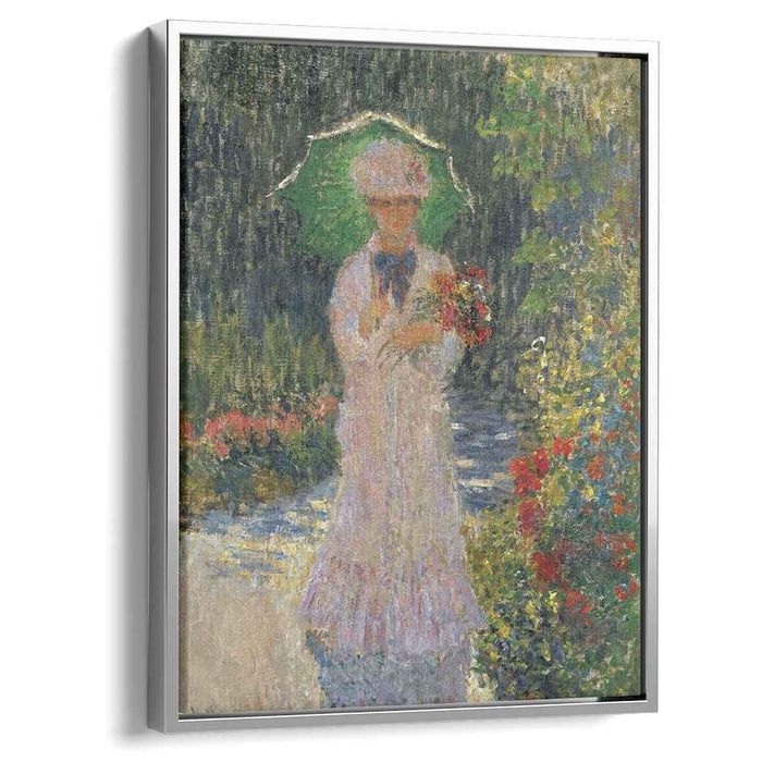 Camille with Green Parasol (1876) by Claude Monet