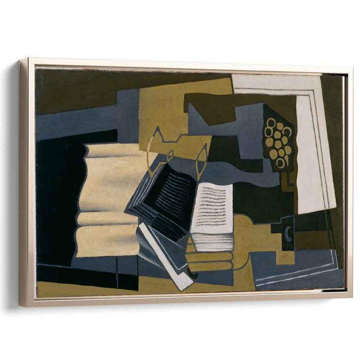 Carafe and Book (1920) by Juan Gris