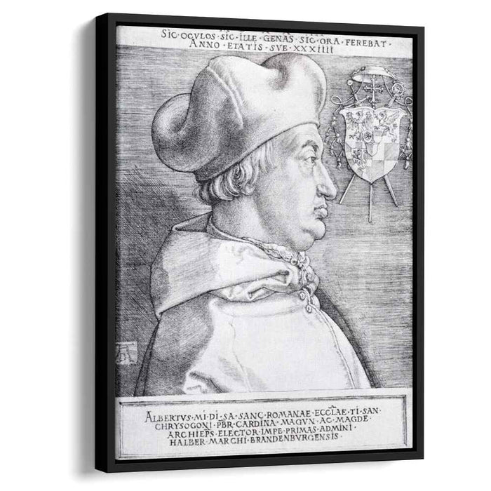 Cardinal Albrecht Of Brandenburg (1523) by Albrecht Durer