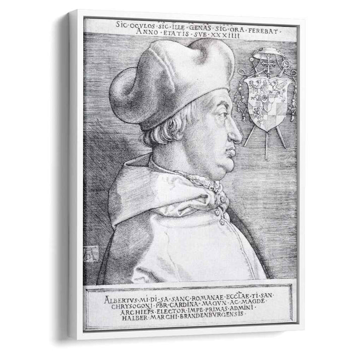 Cardinal Albrecht Of Brandenburg (1523) by Albrecht Durer