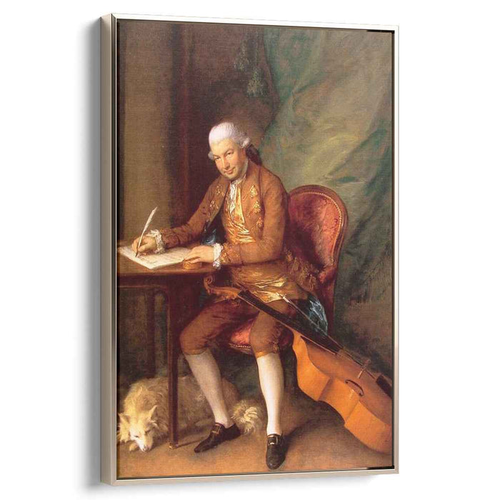 Carl Friedrich Abel (1777) by Thomas Gainsborough