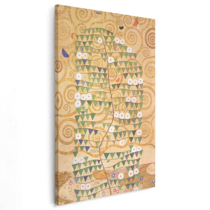 Cartoon for the frieze of the Villa Stoclet in Brussels: right part of the tree of life (1909) by Gustav Klimt