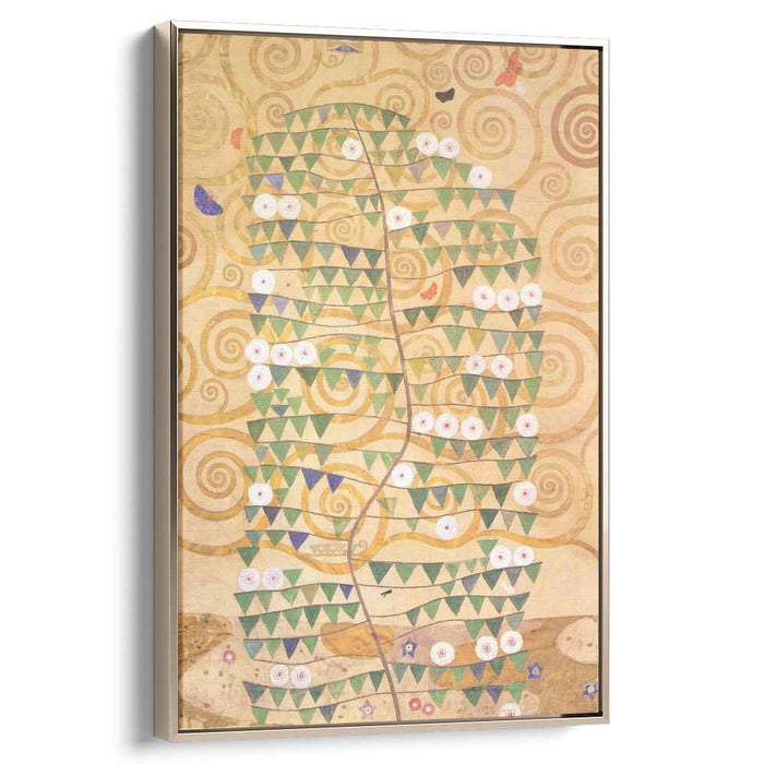 Cartoon for the frieze of the Villa Stoclet in Brussels: right part of the tree of life (1909) by Gustav Klimt