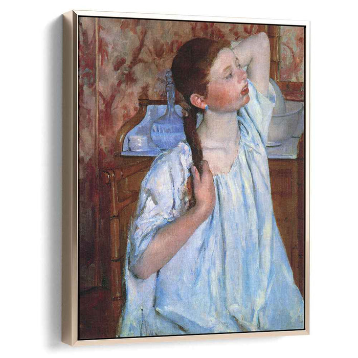 Girl Arranging Her Hair (1886) by Mary Cassatt