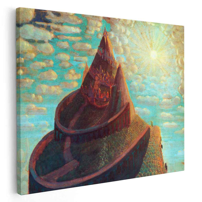 Castle (Castle Fairy Tale) (1909) by Mikalojus Konstantinas Ciurlionis