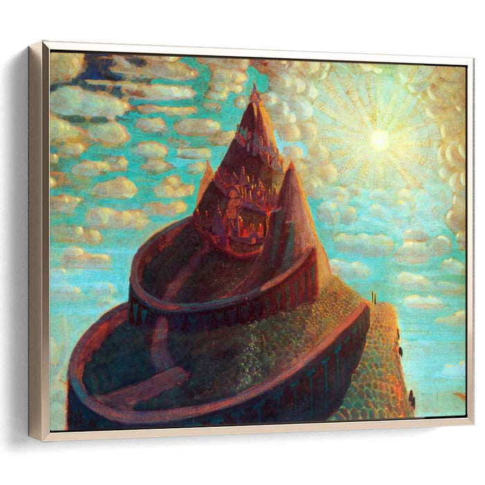 Castle (Castle Fairy Tale) (1909) by Mikalojus Konstantinas Ciurlionis